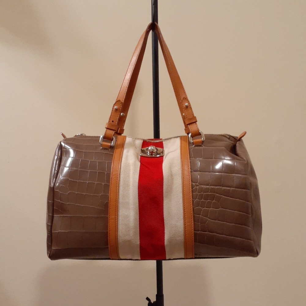 Furla Vintage 90s Barrel Bag